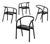 Otto Chairs from Werther Toffoloni, Set of 4 For Sale