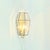 Mid-Century Modern Glass and Brass Wall Lamps from Limburg, Germany, 1960s, Set of 4 For Sale - Image 4 of 9