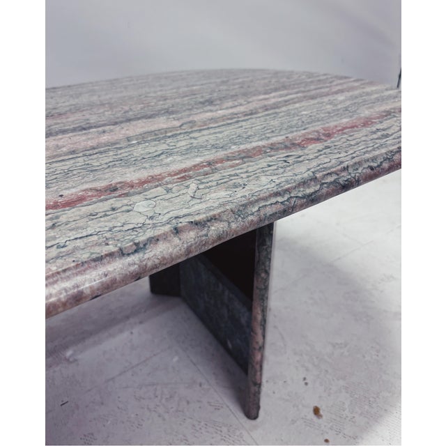 Oval Vintage Coffee Table, 1980s For Sale - Image 8 of 9