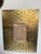 Modern Brass Wall Picture Frame With Woven Pattern For Sale - Image 3 of 7