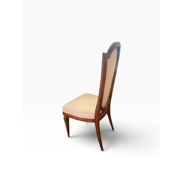 Late 20th Century Attributed to Mastercraft Burl Wood High-Back Dining Chairs, Set of 6 For Sale - Image 10 of 18