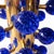 Italian Table Lamps in Brass and Blue Murano Glass from Justfurnituress SRL, Set of 2 For Sale - Image 10 of 11