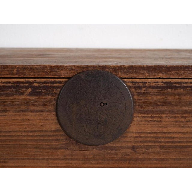 Wood Antique Japanese Chest of Drawers For Sale - Image 7 of 11
