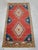 1970s 1970s Distressed Low Pile Turkish Petite Rug Hand Knotted Entry Mat - 20'' X 41'' For Sale - Image 5 of 10
