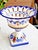 Add a touch of classic Portuguese elegance to your home with this beautiful Alcobaça ceramic pedestal dish. Expertly...