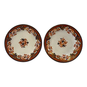 Mid 19th Century William Brownfield Imari Plates - Pair