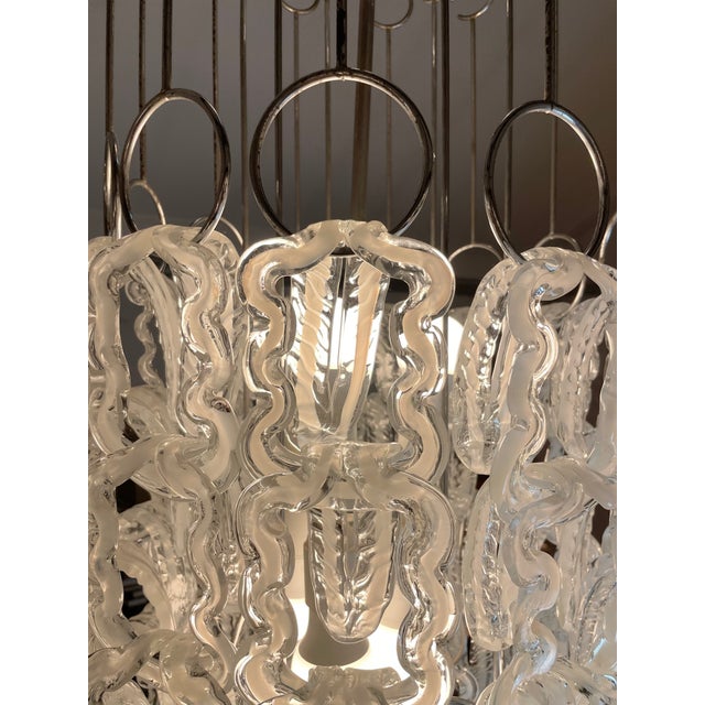 Murano Glass Chandelier, 1970s For Sale - Image 14 of 18