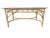 Vintage 5-Piece Bamboo Glass Dining Table & Chairs For Sale - Image 4 of 14