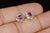Early 21st Century Gia Natural 2.12cts vs F Diamond Madagascar Ruby 18k Gold Cluster Halo Earrings, A Pair For Sale - Image 5 of 13