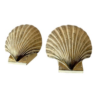 Vintage Pmc Shell Bookends - a Pair For Sale