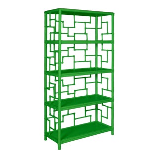 Tibet Etagere in Bright Green For Sale