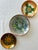 Metal 20th C. MCM Copper and Enamel Signed Edwards Star Plates for Gump’s - A 12 Piece Set For Sale - Image 7 of 9