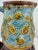 Stately Vintage 1930’s French Majolica Pitcher/Jug decorated with a golden leaf design. Pitcher is a classic brown with...