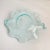 Vintage Fenton Dolphin Glass Aquamarine Blue Handled Dish Etched Bowl Koi Fish Sea Creature For Sale - Image 11 of 13