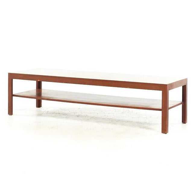 Brown Edward Wormley for Dunbar Mid Century Coffee Table For Sale - Image 8 of 10