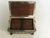 Victorian Late Victorian English Oak Silver Plated or Nickel-Plated Double Tea Caddy C. 1880-1900 For Sale - Image 3 of 9