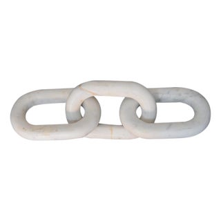 Modern White Marble Décor For Sale