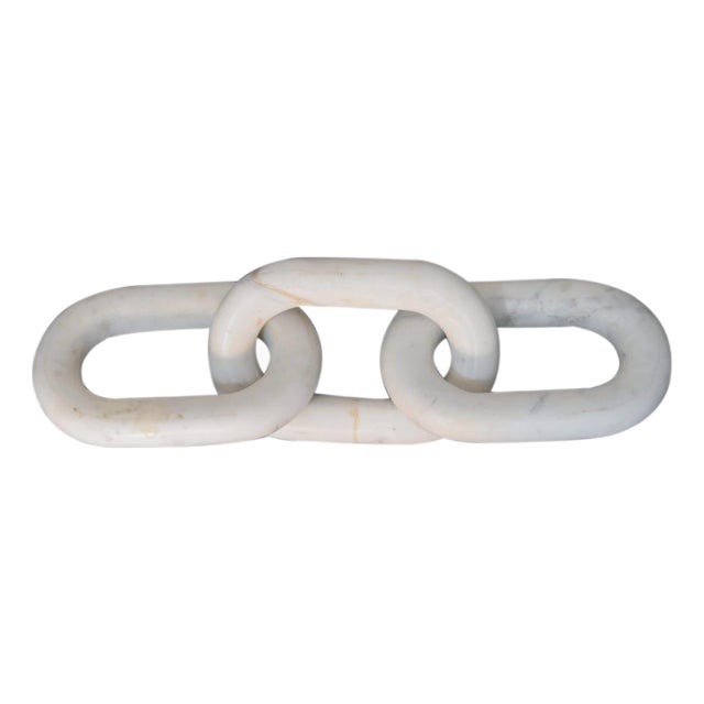 Modern White Marble Décor For Sale