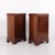 Vintage Bedside Tables in Mahogany, 1920s, Set of 2 For Sale - Image 3 of 13