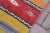 Textile 1990s Red Striped Hand Knotted Rug For Sale - Image 7 of 8