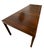 Brown Vintage Mid-Century Modern Extendable Dining Table With Removable Stored Leaf For Sale - Image 8 of 11