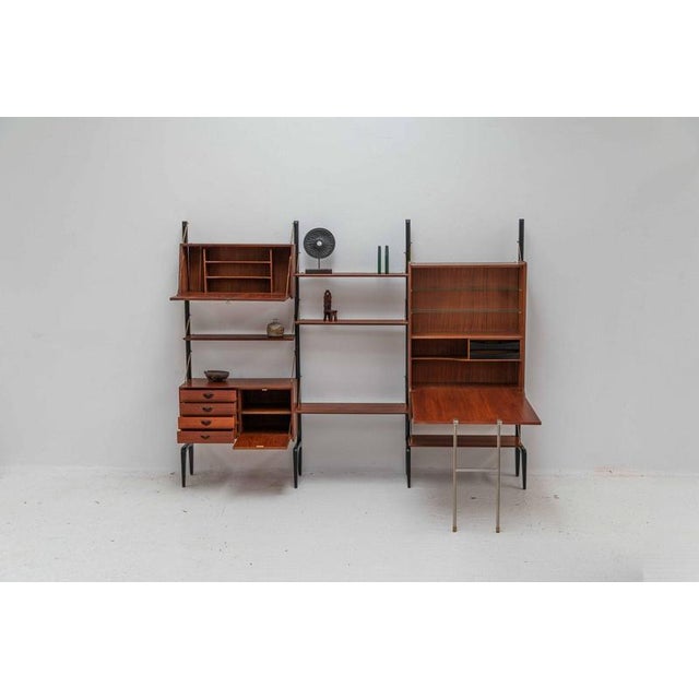 3 Bay Wall Unit by Louis Van Teeffelen For Sale - Image 3 of 18