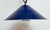 1950s Industrial Blue Enamel Factory Pendant Lamp, 1950s For Sale - Image 5 of 15