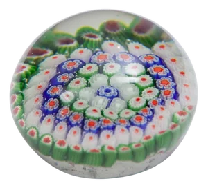 Art Glass Italian Millefiori Murano Paperweight, 1960s