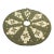 Patchwork Tree & Star Christmas Tree Skirt 48"D For Sale