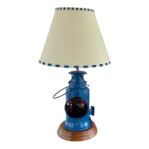 Vintage Nautical Refinished Marine Lamp