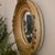 Farmhouse Vintage Florentine Polychrome Oval Mirror With Fruit & Leaf Gesso Frame Tuscan Farmhouse Style For Sale - Image 3 of 5