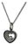 Chopard Happy Diamonds Icons Heart Pendant Necklace 18kwg 0.34 Ct, +Certificate For Sale