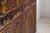 Vintage Chinese Four-Panel Painted Screen in Dark Red Brown Finish For Sale - Image 9 of 10