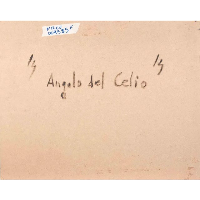 Pino Romanò, View of Celio (Rome), Oil Painting, 1990s For Sale - Image 4 of 5