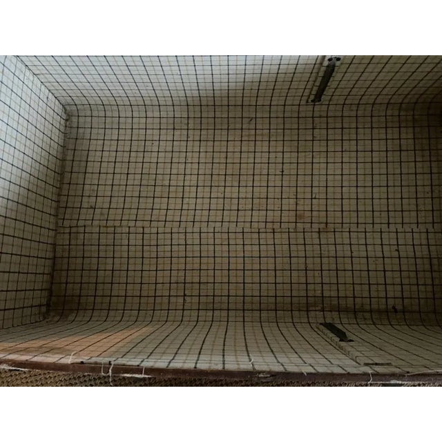 Vintage Transport Trunk, 1940s For Sale - Image 9 of 11