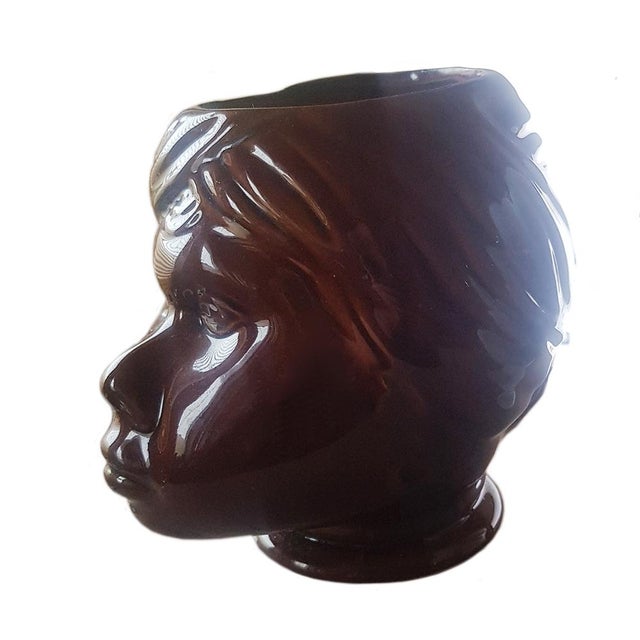 Brown Italian Taste of the Moro Vases, 1960s, Set of 2 For Sale - Image 8 of 9