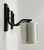 Contemporary Paul Marra Bronze Finish Wall Sconces With Hand-Stitched Linen Shades - a Pair For Sale - Image 3 of 18