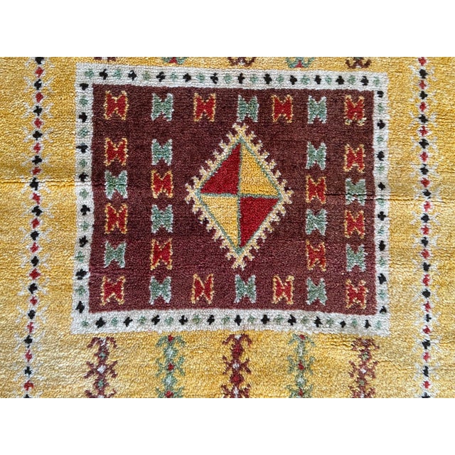 Textile Vintage Tribal Moroccan Rug For Sale - Image 7 of 11