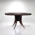 Vintage Mid-Century Modern Round Dining Table With Splayed Legs For Sale - Image 9 of 11