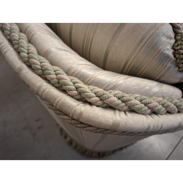 Vintage San Leucio Silk Sofas, 1980s, Set of 2 For Sale - Image 10 of 13