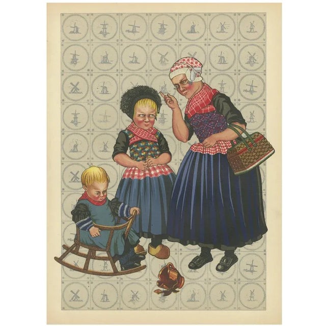 Gratiane de Gardilanne and Elizabeth Whitney Moffatt, Gelderland Costumes from Nunspeet and Hierden in Holland, 1932, Print For Sale - Image 10 of 10