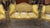 Vintage Gilt Caned Settee & Pair of Armchairs For Sale - Image 10 of 10