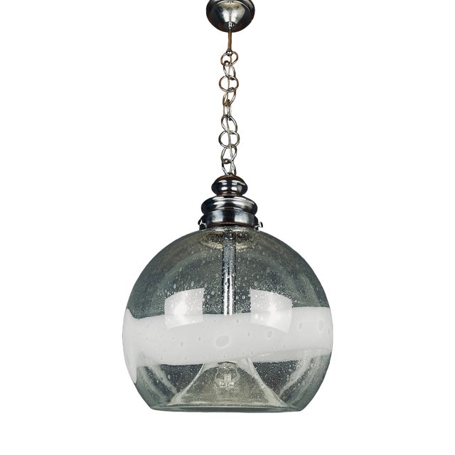 Large Murano Glass Pendant Lamp by Ettore Fantasia & Gino Poli Sothis, Murano, Italy, 1970s For Sale
