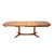 Mid-Century Modern 1990s Danish Modern Solid Teak Expandable 102" Dining Table W/ Two Leafs For Sale - Image 3 of 18