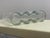 Transparent "Row" 4-Chamber Mouth-Blown Glass Vase Peter Vosding for Born in Sweden For Sale - Image 8 of 8
