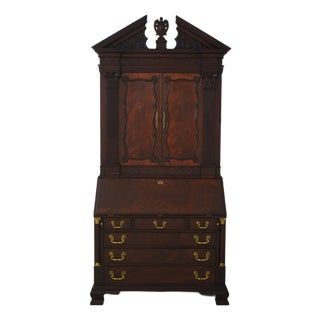 Henkel Harris Mahogany Document Secretary Desk For Sale