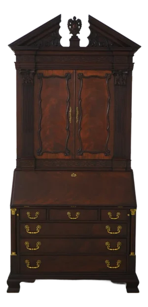 Henkel Harris Mahogany Document Secretary Desk