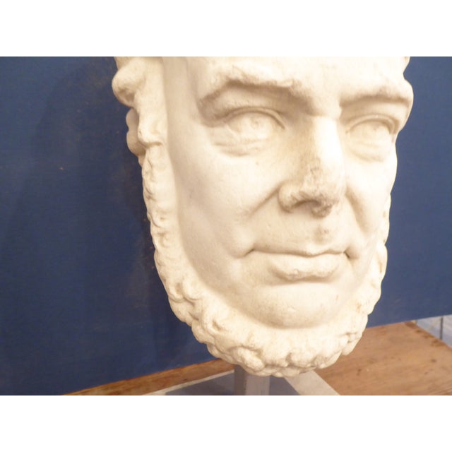 Early 19th Century 19th Century Marble Bust of n.e. Ship Captain For Sale - Image 5 of 5