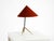 Kalmar Large Mid-Century Modern Tripod Brass Table Lamp with Fabric Shade from Kalmar, 1950s For Sale - Image 4 of 18
