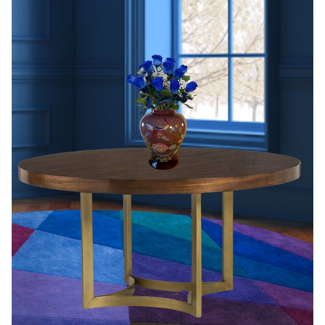 This exquisite 11-inch tall Murano art glass vase was handcrafted in Italy and imported by the renowned Ardalt company....